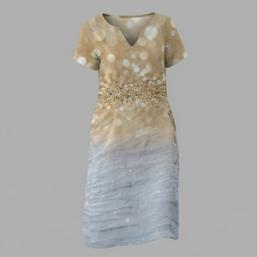 Blumenmuster Mini Kleid | Damen Sommerkleid