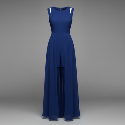 Ärmelloser Jumpsuit Weit | Damenmode Sommer