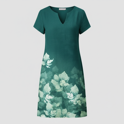 Blumenmuster Mini Kleid | Damen Sommerkleid