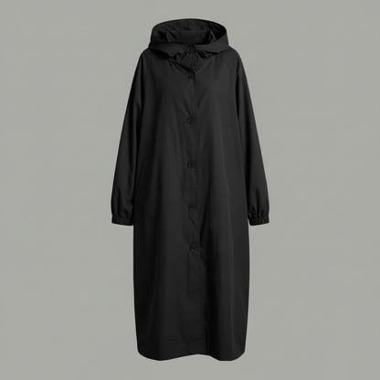 Langer Trenchcoat für Damen | Modischer Wintermantel