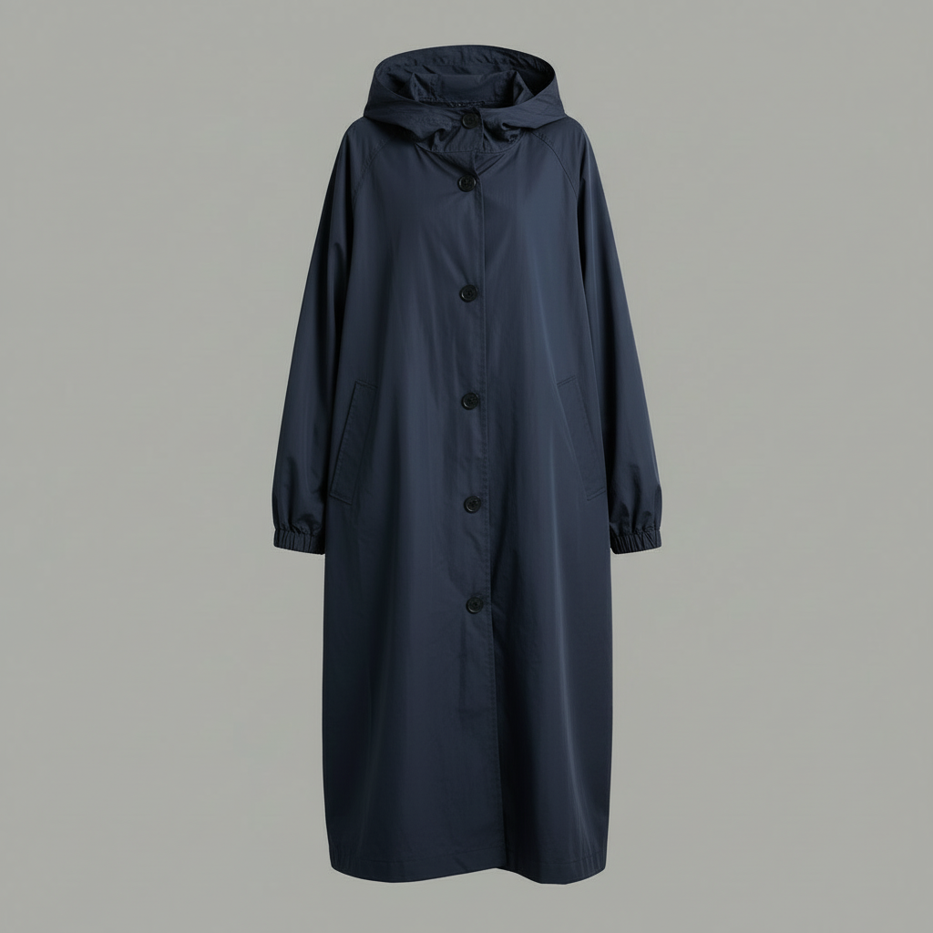 Langer Trenchcoat für Damen | Modischer Wintermantel