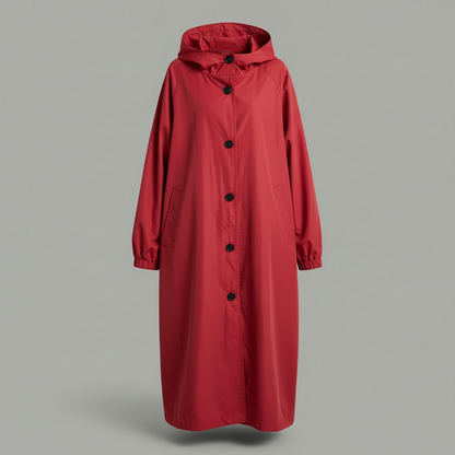 Langer Trenchcoat für Damen | Modischer Wintermantel