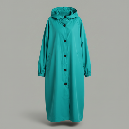 Langer Trenchcoat für Damen | Modischer Wintermantel