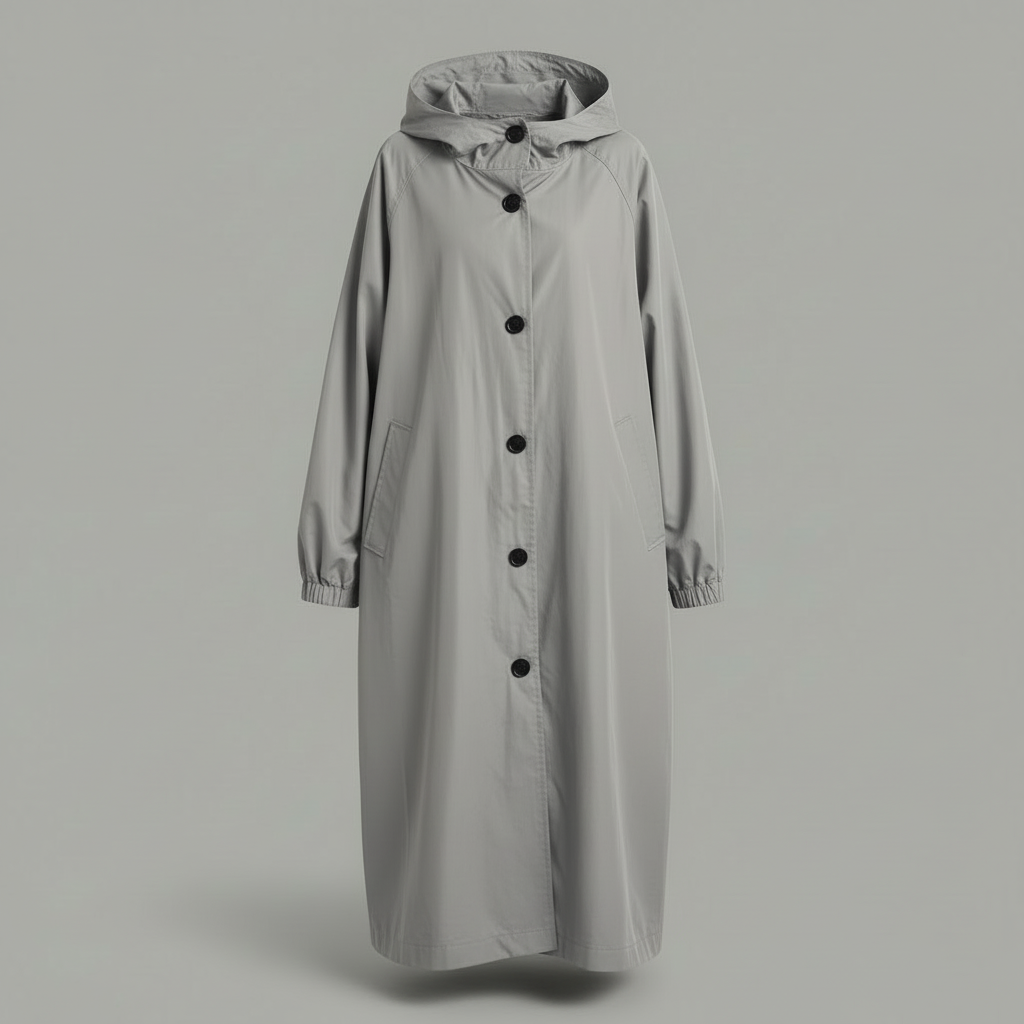 Langer Trenchcoat für Damen | Modischer Wintermantel
