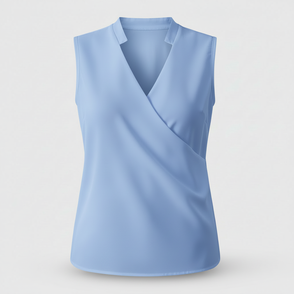 Luftiges Damen Top Weiß V-Ausschnitt | Baumwolle Sommer Top