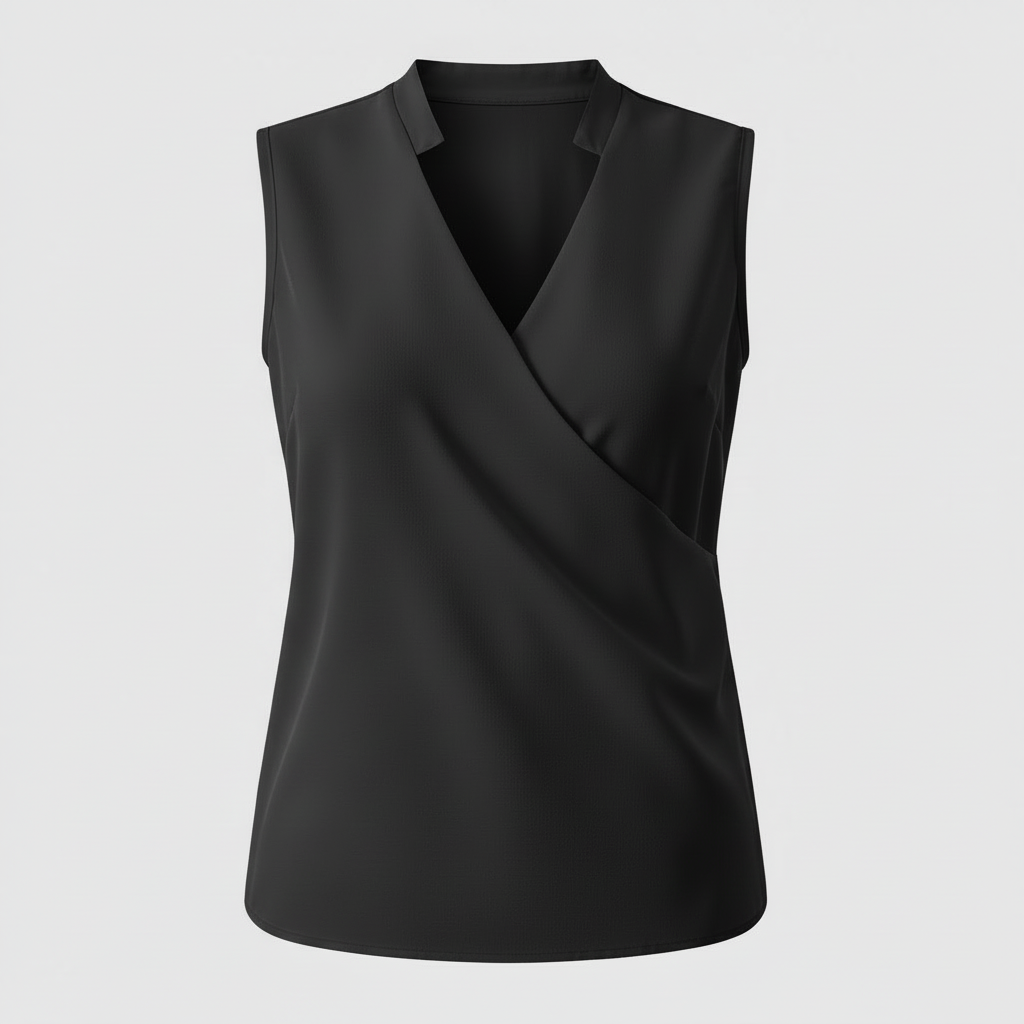 Luftiges Damen Top Weiß V-Ausschnitt | Baumwolle Sommer Top