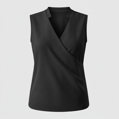 Luftiges Damen Top Weiß V-Ausschnitt | Baumwolle Sommer Top