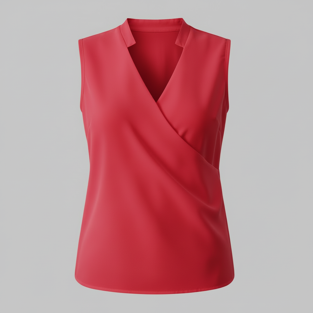 Luftiges Damen Top Weiß V-Ausschnitt | Baumwolle Sommer Top